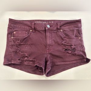 American Eagle Denim Stretch Shortie Size 14